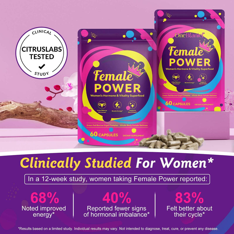 Grass Fed Beef Liver Capsules for Women | Hormone Balance & Energy