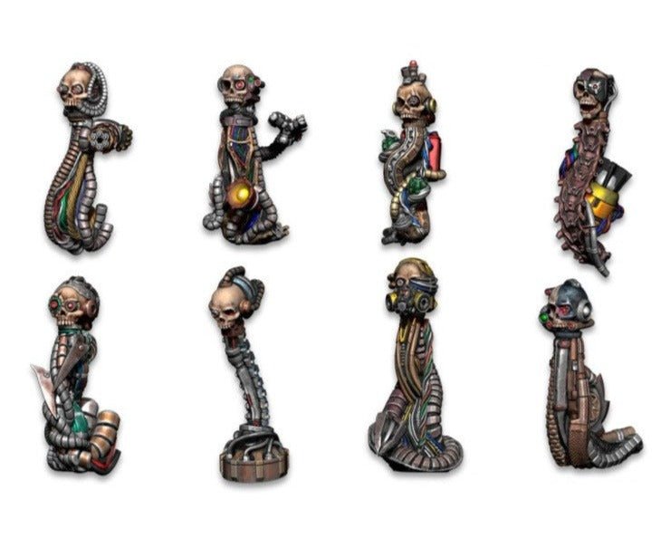 Green Stuff World Resin Mechanical Skulls