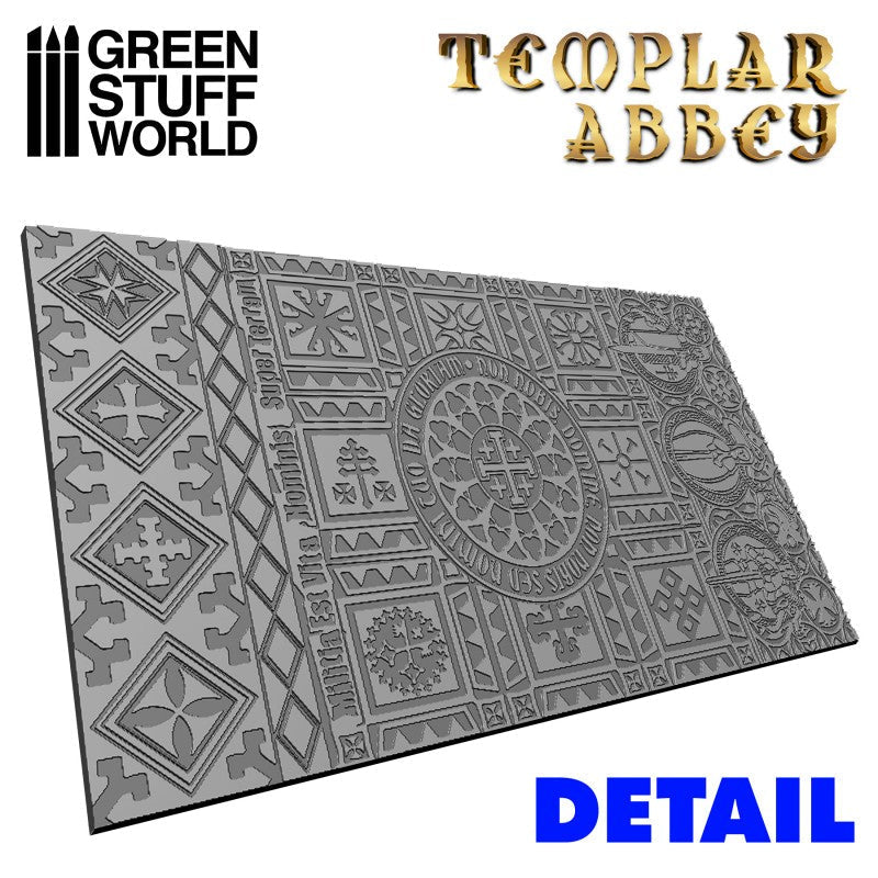 Green Stuff World Rolling Pin Templar Abbey