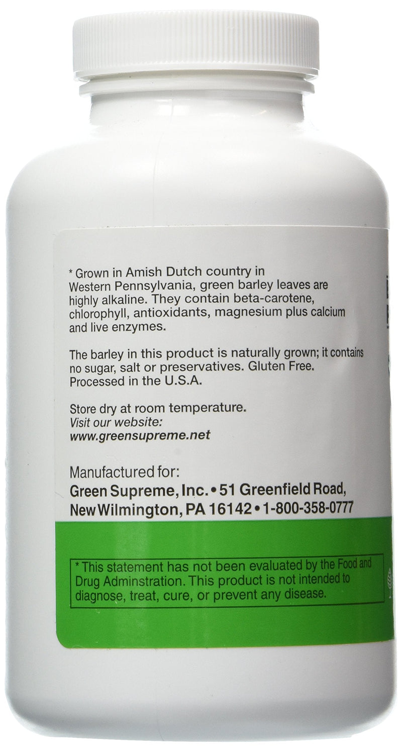 Green Supreme Barley Power 400 Count Tablets – Natural Vitamins & Minerals