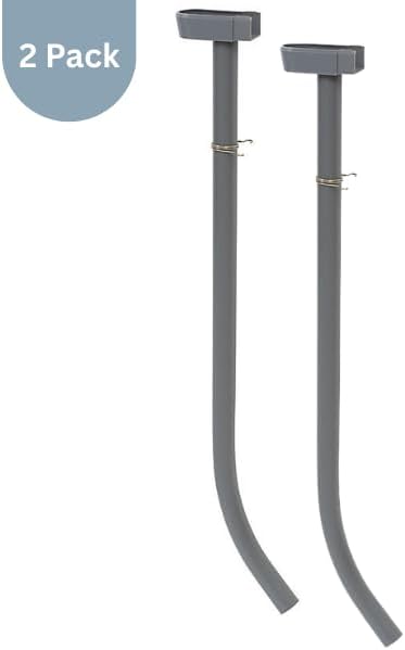 Greenhouse Guttering Downpipe Kit 2 Pack 35mm PVC
