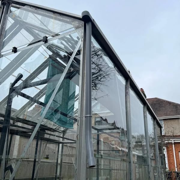 Greenhouse Guttering Downpipe Kit 2 Pack 35mm PVC