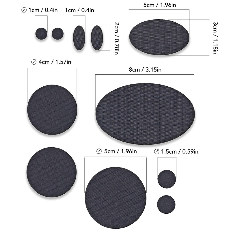 Repair Patches (30+ Colours) for Puffer Jackets, Tents, Upholstery - Stick On, Waterproof, Tear-Cold-Heat-Resistant