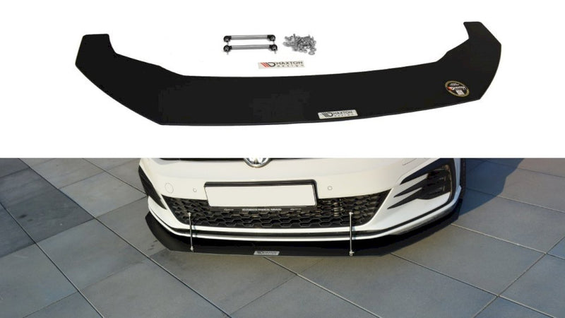 Maxton Design - Front Racing Splitter V.1 Volkswagen Golf GTI / GTD Mk7 Facelift