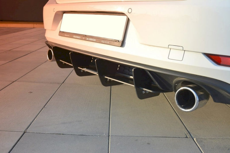 Maxton Design - Rear Diffuser VW GOLF GTI 7.5 (2017-19)
