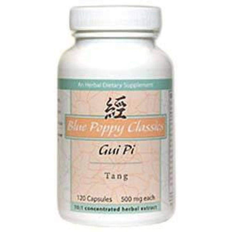 Gui Pi Tang (120 Capsules, 500mg Each) - Blue Poppy | Traditional Chinese Medicine
