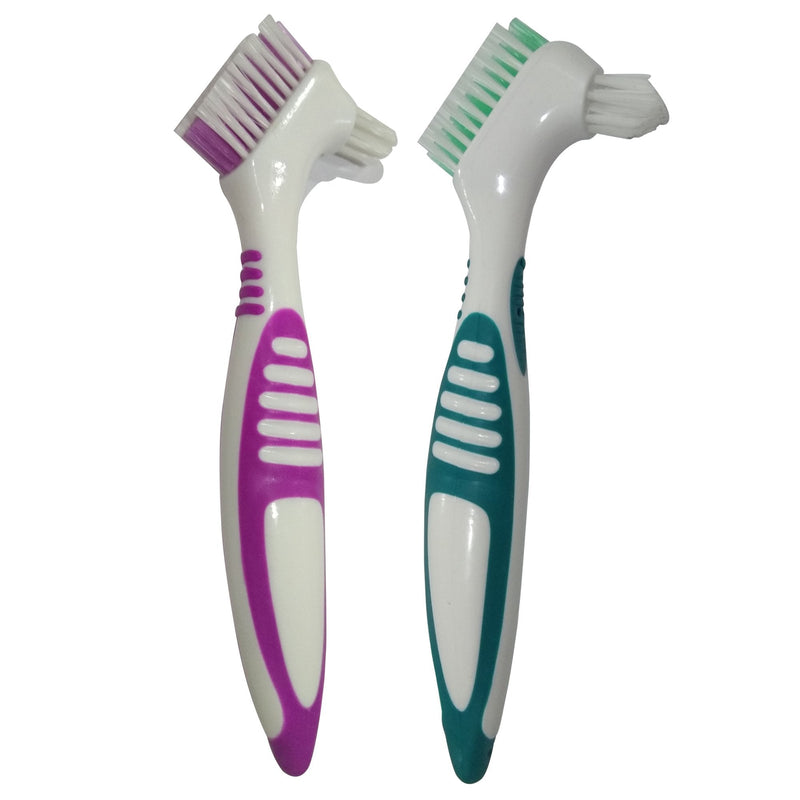 2-Pack Denture Cleaning Brush Set – Premium Denture Care Tool