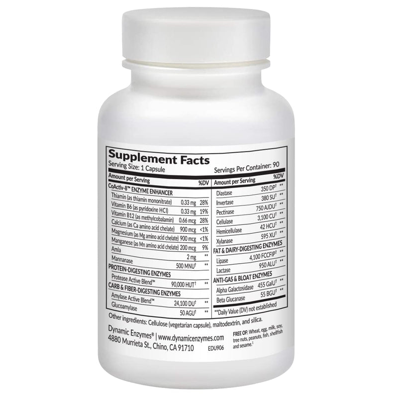 Eat E-Z Ultra Digestive Enzymes – Gut Health, Anti-Bloating & Immune Support | 90 Count