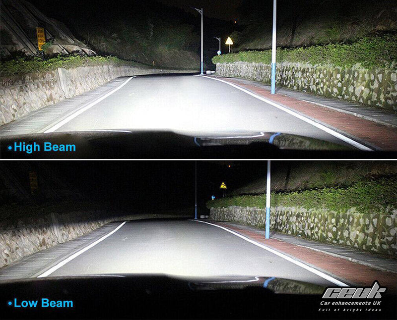 CEUK Enhanced H1 LED Headlight / Main Beam Bulbs – 6000K | Plug & Play | 20,000Lm (448 / P14.5s)