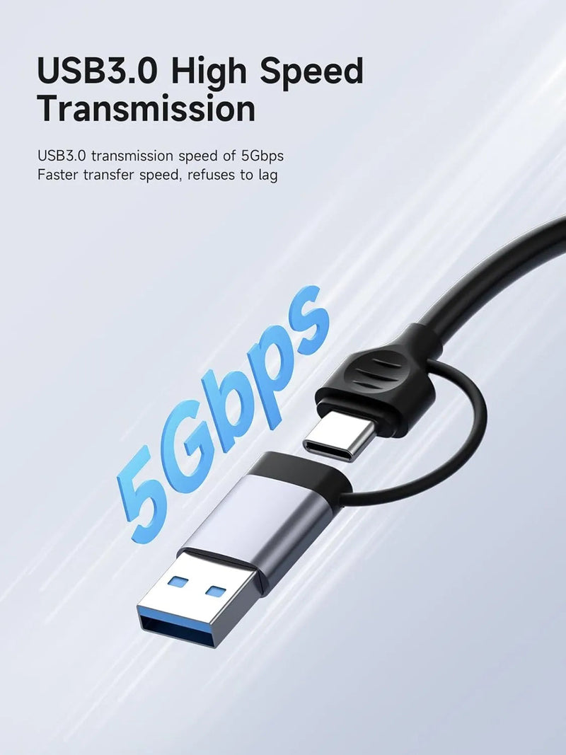 Hagibis USB 3.0 Video Capture Card HDMI to USB C 1080p 60Hz with PD Port