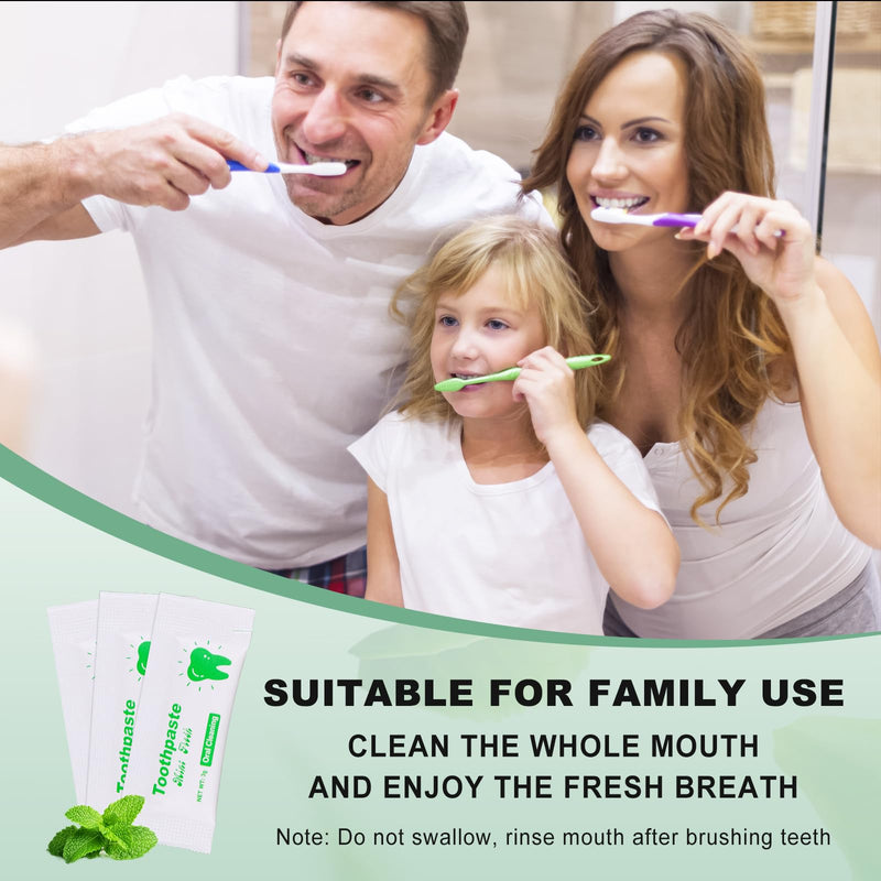HAIFOTRVA Too Small Travel Size Toothpaste – 200 Pack, 0.105 oz, Mint