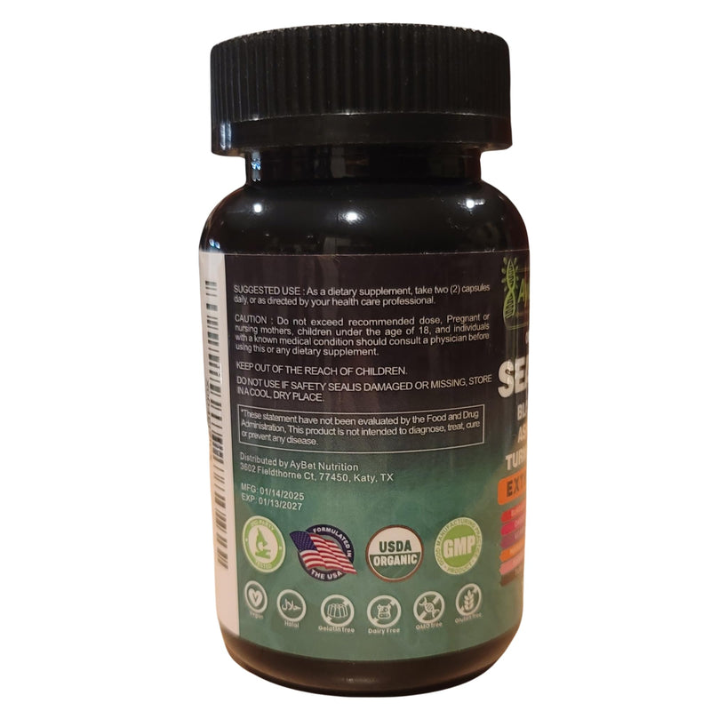 Organic Irish Sea Moss & 16-in-1 Herbal Capsule – Halal, Vegan