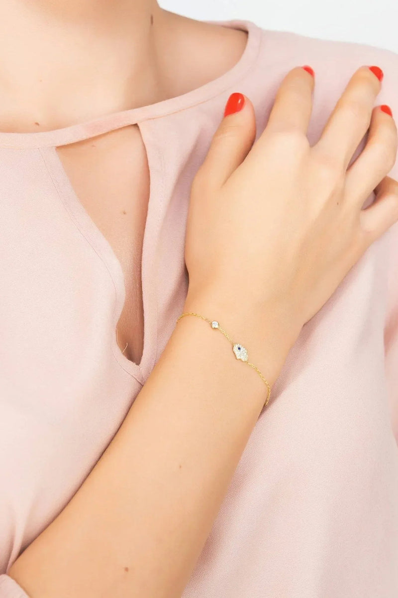 Hamsa Hand Bracelet