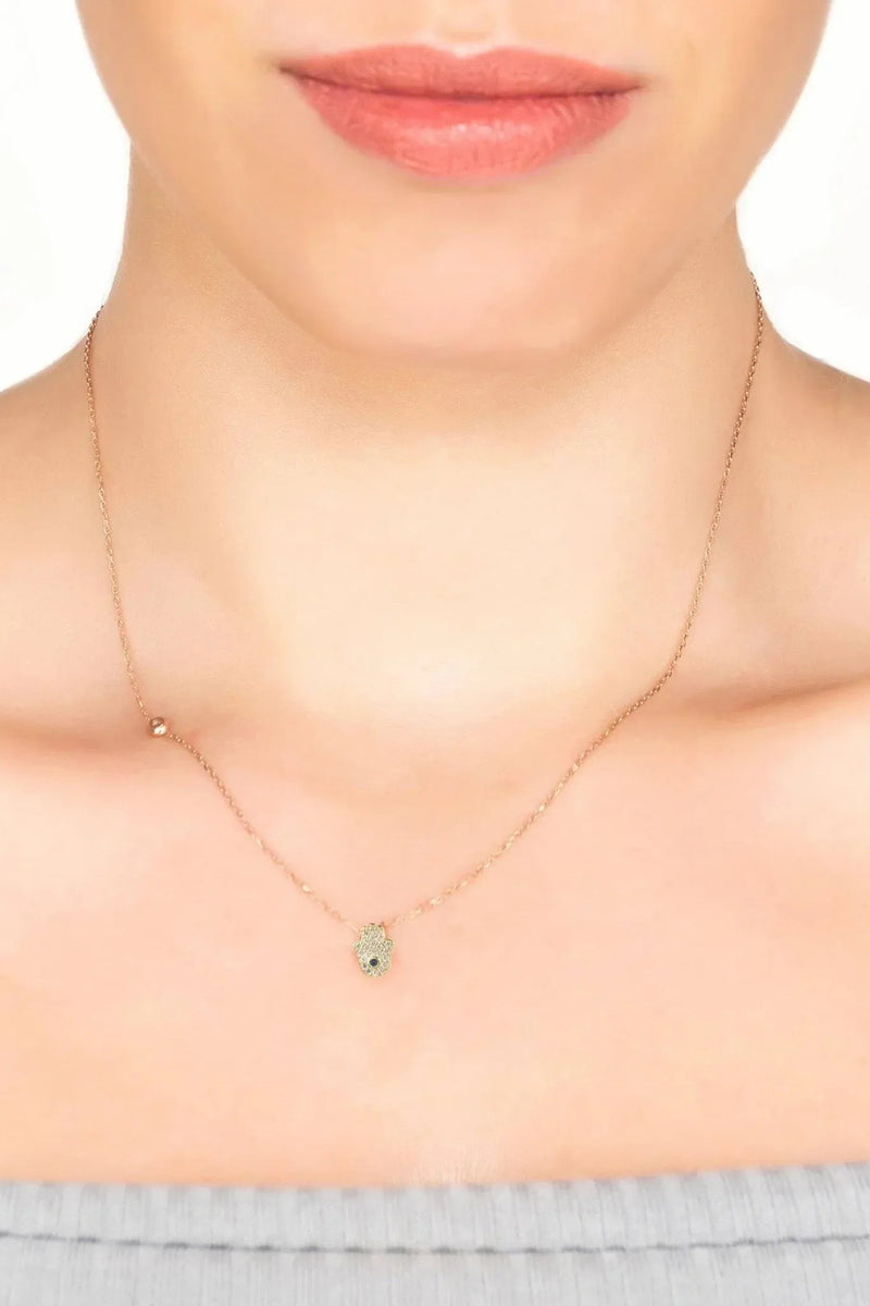Hamsa Hand Necklace