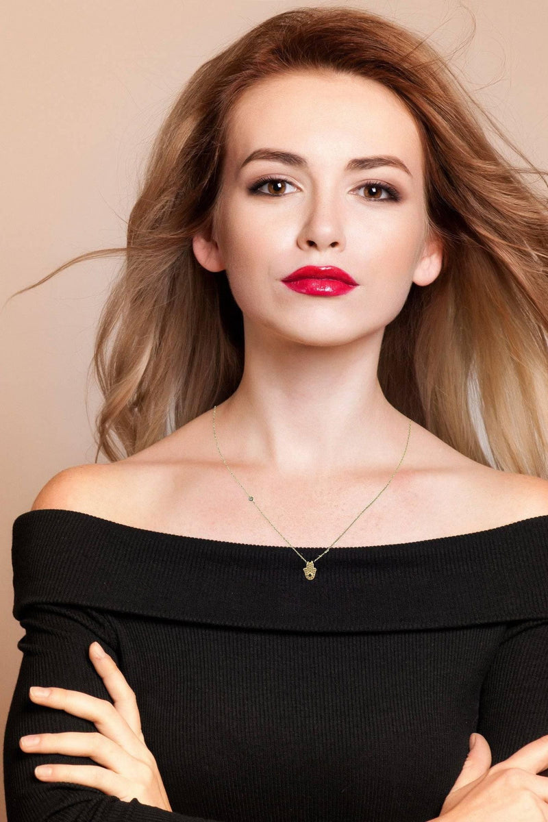 Hamsa Hand Necklace