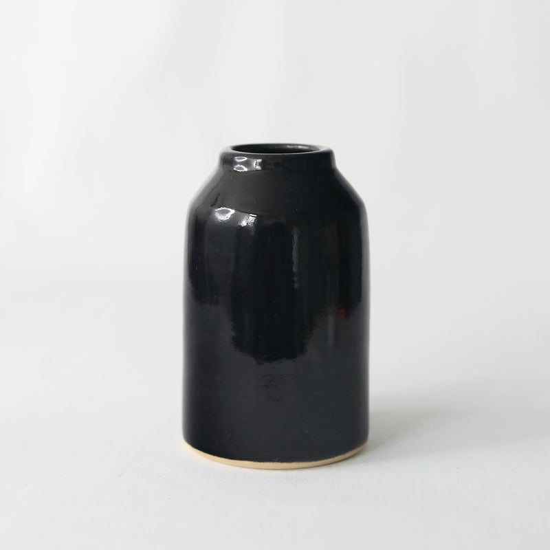 Jet Black Classic Bud Vase