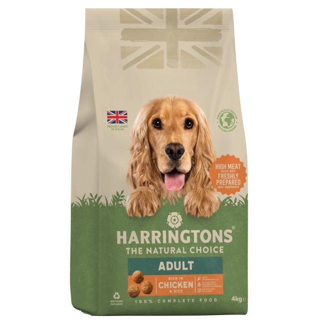 Harringtons Adult rich in Chicken and Rice 4kg - Case of 3