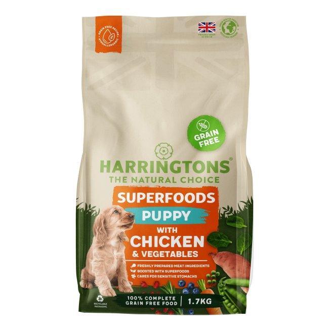 Harringtons Pup Grain Free Superfood Ckn 4x1.7kg