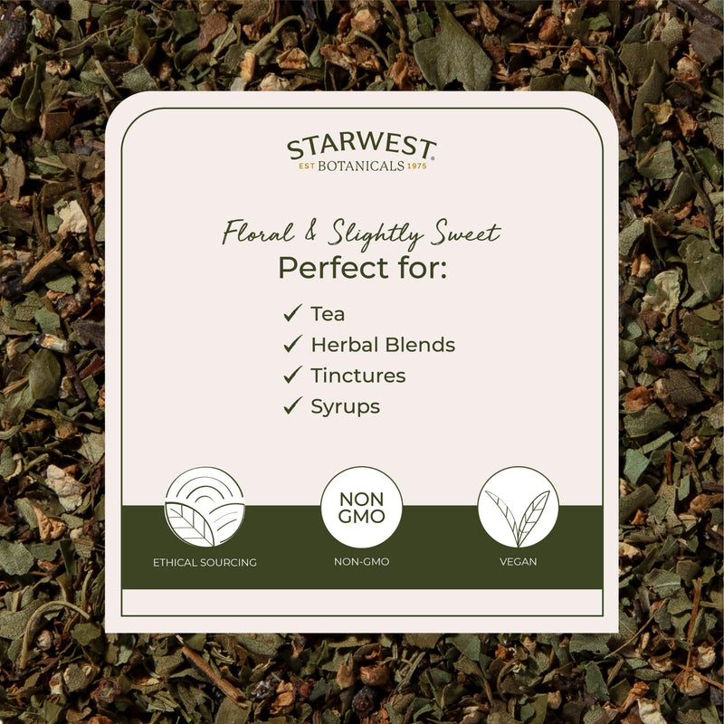 Starwest Botanicals Organic Hawthorn Leaf & Flower C/S – 1 lb (Crataegus laevigata)