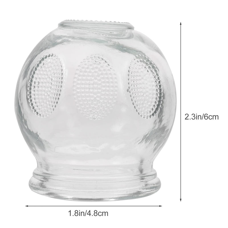 Healifty Glass Cupping Therapy Set – 6Pcs Vacuum Cupping for Massage & Fatigue Relief