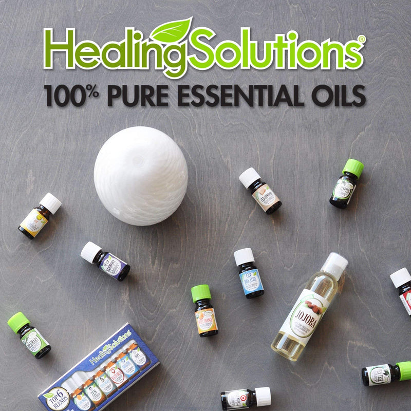 Healing Solutions Ginger Essential Oil 10ml – Organic, Pure, Therapeutic Grade