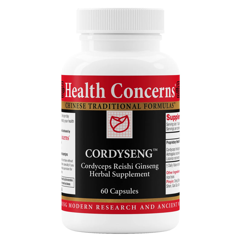 Health Concerns CordySeng – Immune Support with Cordyceps, Reishi, Ginseng, Astragalus (60 Capsules)