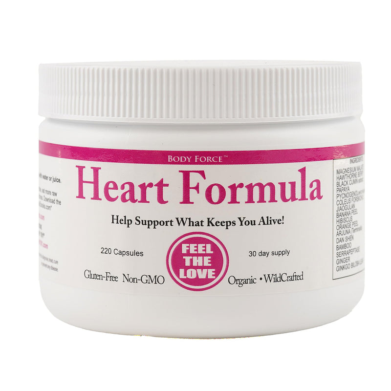 HeartCare Blend – Plant-Based Heart Formula Capsules with Magnesium Malate, Serrapeptase, Hawthorn Berries & Ginkgo Biloba