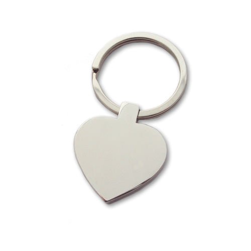 Personalised Heart Keyring - Custom Photo Engraved Gift | Stainless Steel Keepsake