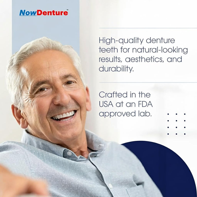 Heat and Fit NowDenture – Premium Immediate Upper Dentures | USA Made