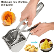 Heavy Duty Steel Potato Ricer Puree Masher Juicer Vegetable Fruit Press Maker UK - InStock