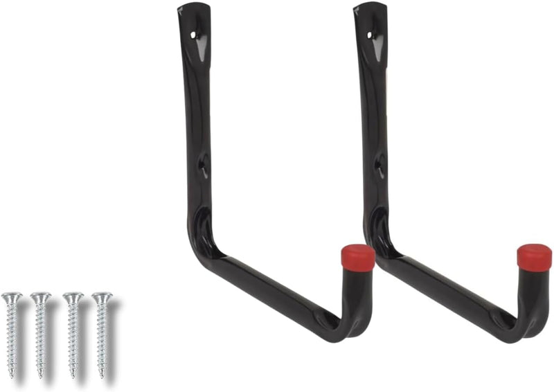 Heavy Duty Utility Storage Hooks 2 Pack Wall Mount