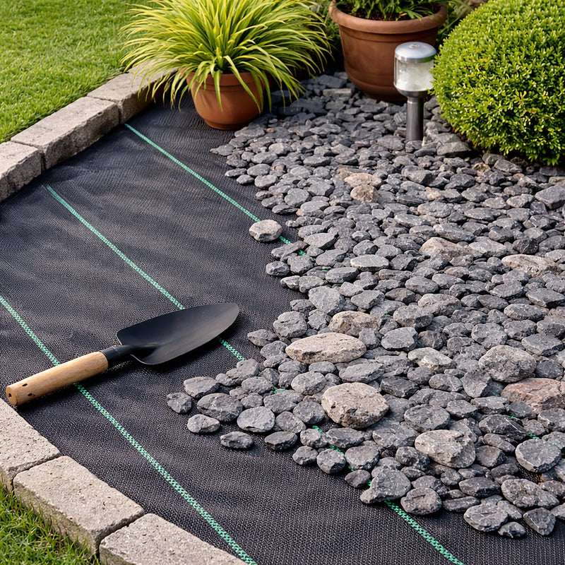 3 Pack Heavy Duty Weed Control Fabric Membrane 1m x 10m