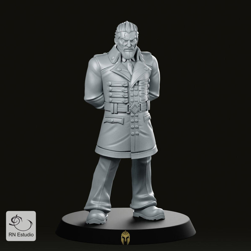 Heidegger Miniature Stern Officer Villain NPC