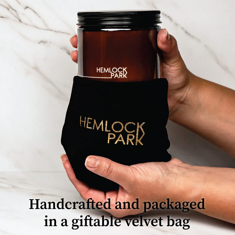 Hemlock Park Crackling Wood Wick Candle – Coconut Wax, 16 oz, Desert Prickly Pear