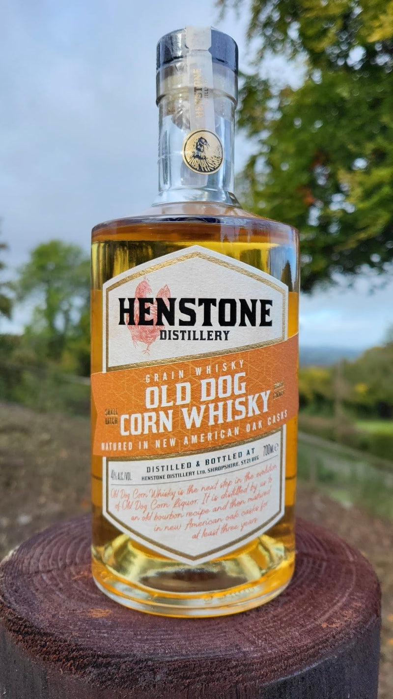 Henstone Distillery Old Dog Corn Whisky, 70cl