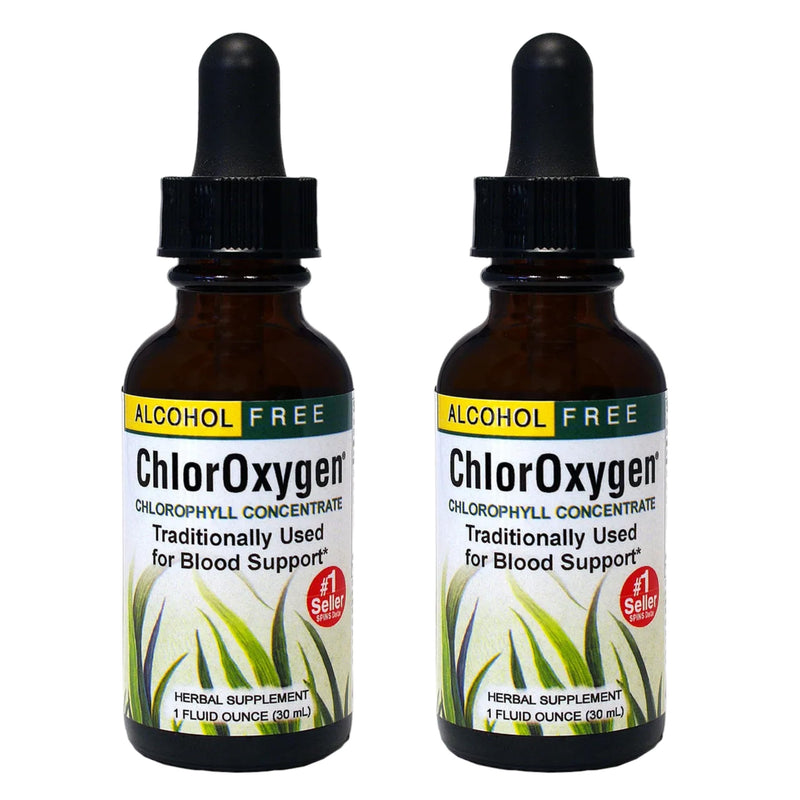 Herbs Etc. ChlorOxygen Chlorophyll Concentrate – High-Concentration Vitality Support (2 Pack, 2 fl oz)