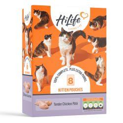 Hi Life Pouches Kitten Tender Chicken Pate 8 x 70g - Case of 4