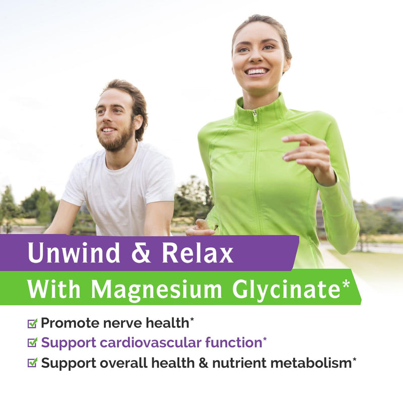 Innate Vitality Magnesium Glycinate 500mg | 70mg Elemental Magnesium per Capsule | High Absorption, Non-GMO & Gluten-Free | 60 Vegan Capsules