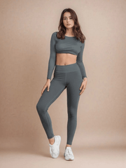 High-waisted seamless shaping leggings for women - InStock