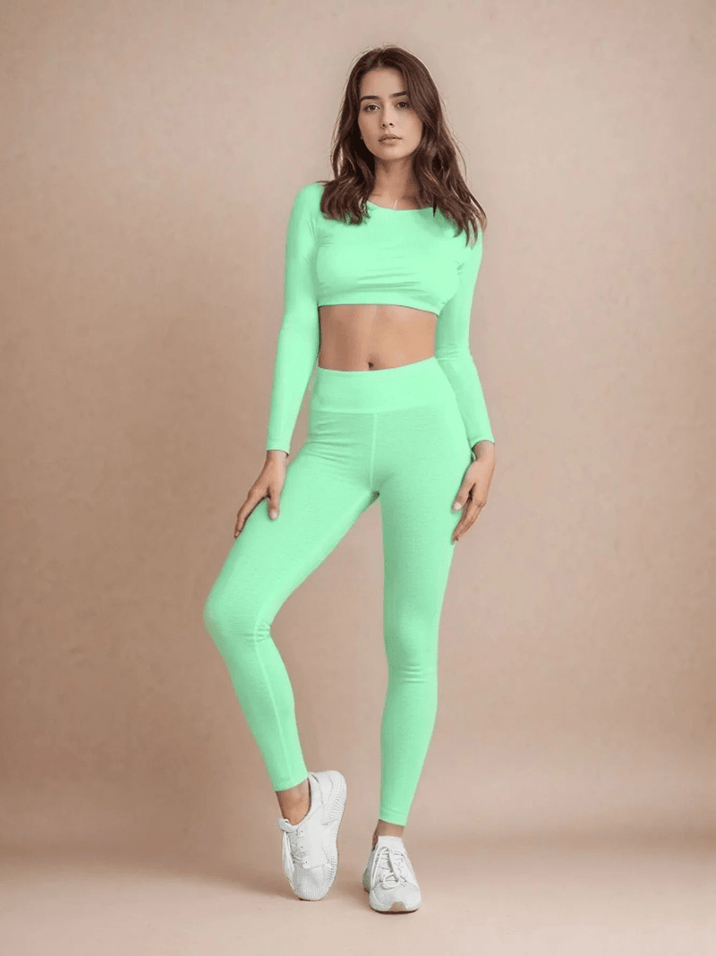 High-waisted seamless shaping leggings for women - InStock