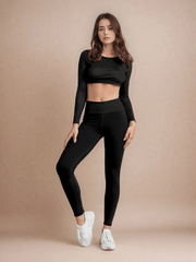 High-waisted seamless shaping leggings for women - InStock