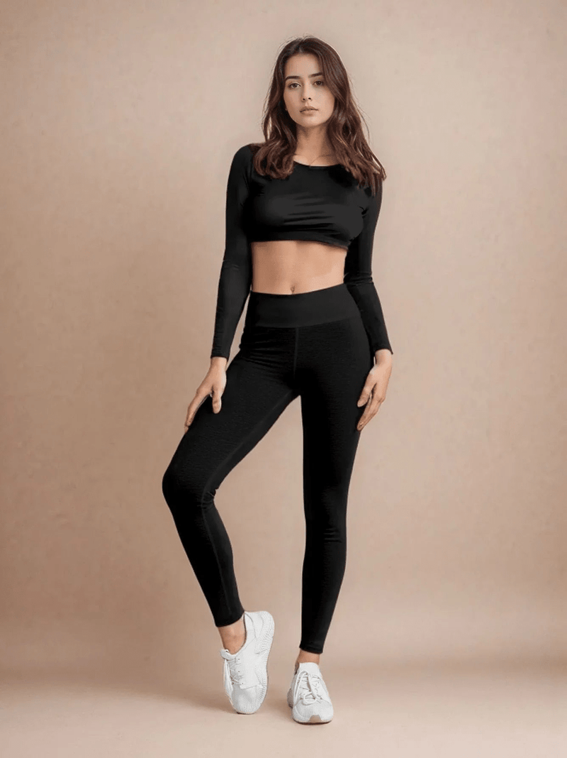 High-waisted seamless shaping leggings for women - InStock