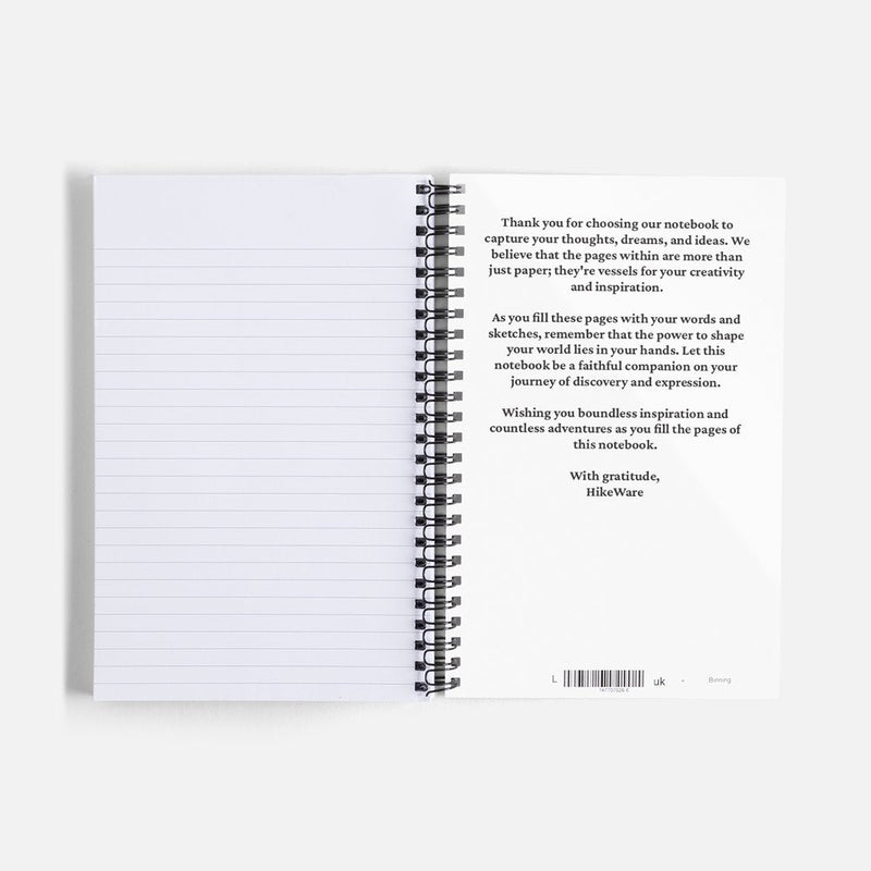 HikeWare Wirebound Notebook, A5