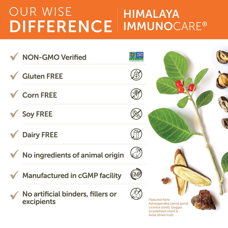 Himalaya ImmunoCare - Herbal Immune Support (Ashwagandha & Amla)
