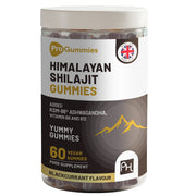 Himalayan Shilajit Gummies 3000mg with KSM-66 Ashwagandha, Vitamin B6 & B12 – 60 Vegan Gummies - InStock