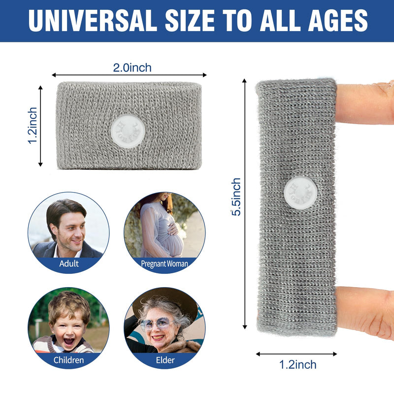 Hionfurt Motion Sickness Bands – Acupressure Anti-Nausea Wristbands for Travel, Pregnancy & Kids