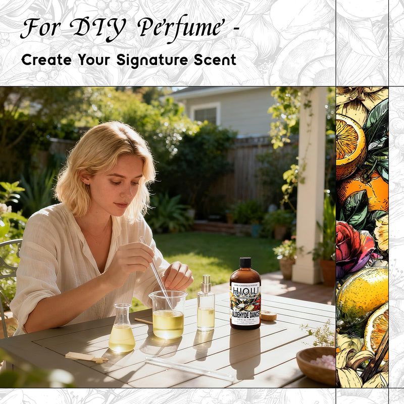 HIQILI Aldehyde Dance Fragrance Oil – 5.07 Fl Oz for Candles, Diffusers & DIY