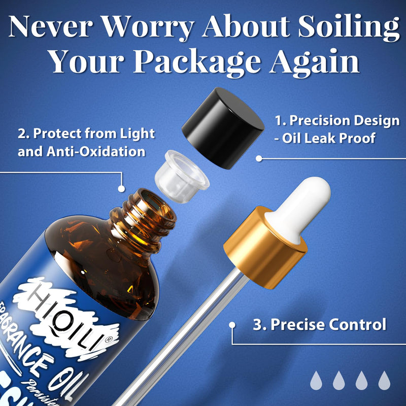 HIQILI Fresh Air Fragrance Oil 100ml – Diffuser, Car Freshies & DIY Scents
