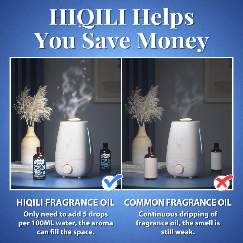 HIQILI Fresh Air Fragrance Oil 100ml – Diffuser, Car Freshies & DIY Scents
