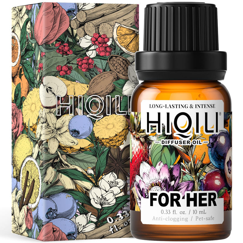 HIQILI for Her Diffuser Oil - Long-Lasting Scent (0.34 oz) | Reed Diffuser